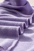 Waffle Texture Exposed Seam Long Sleeve Pullover Top