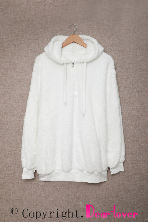 Warm Furry Pullover Hoodie