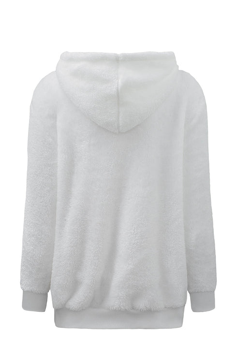 Warm Furry Pullover Hoodie