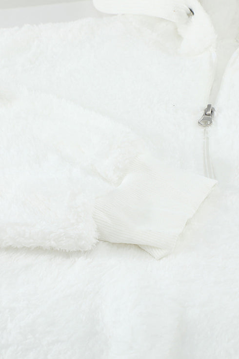 Warm Furry Pullover Hoodie