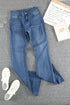 Wash Vintage Wide Leg Jeans