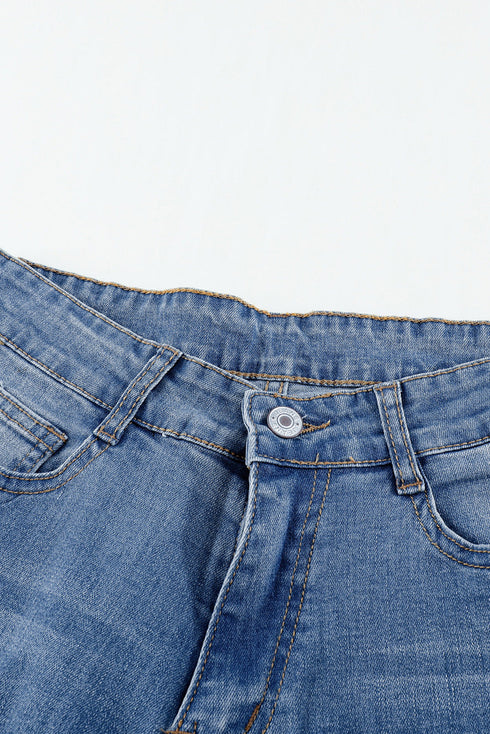 Wash Vintage Wide Leg Jeans