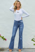 Wash Vintage Wide Leg Jeans