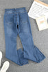 Wash Vintage Wide Leg Jeans
