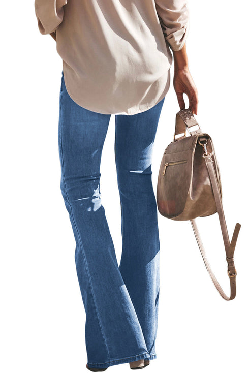 Wash Vintage Wide Leg Jeans