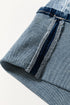 Washed High Rise Button Zip Fly Wide Leg Jeans