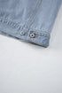 Washed Oversize Pocketed Denim Jacket