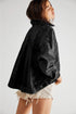 Washed Striped Pattern Casual Pocketed Denim Jacket