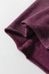 Washed Tiered Patchwork Drawstring Wide Leg Pants