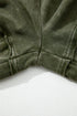 Washed Tiered Patchwork Drawstring Wide Leg Pants