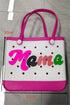 Waterproof Perforated EVA Mama Detail Tote Bag