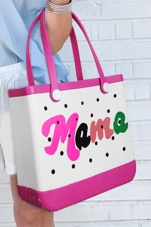 Waterproof Perforated EVA Mama Detail Tote Bag