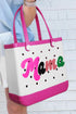 Waterproof Perforated EVA Mama Detail Tote Bag