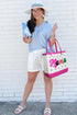 Waterproof Perforated EVA Mama Detail Tote Bag