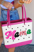 Waterproof Perforated EVA Mama Detail Tote Bag
