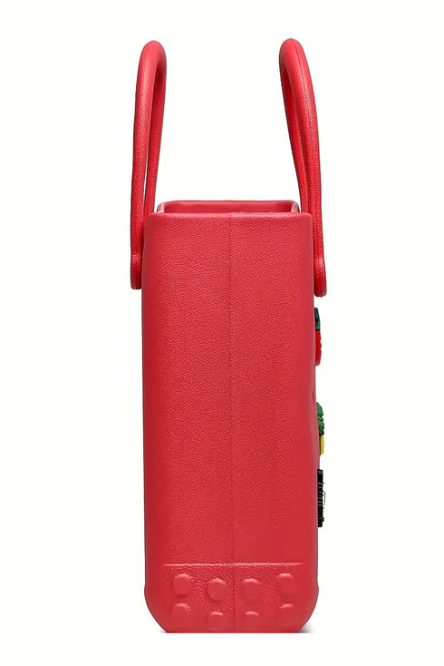Waterproof Perforated EVA Rubber Open Top Beach Travel Tote
