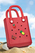 Waterproof Perforated EVA Rubber Open Top Beach Travel Tote