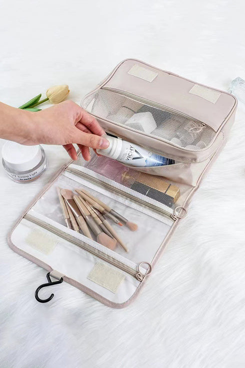 Waterproof Pvc Hanging Travel Toiletry Organizer Bag