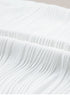 Wavy Textured Mock Neck Cap Sleeve Stretch Top