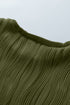 Wavy Textured Solid Minimalist Stretch Tee
