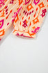Western Abstract Geometric Printed Maxi Dress