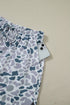 Western Abstract Print Polo Collar Short Set