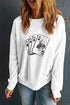 Western Aces Bronco Graphic Crew Neck Sweatshirt