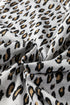 Western All Over Leopard Print Casual Tee Pant Set