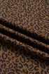 Western All Over Leopard Print Ribbed Trim Tee