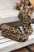 Western Animal Print Platform Wedge Flip Flops