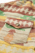 Western Aztec Print Button Flap Pocket Jacket