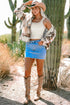 Western Aztec Print Fleece Stand Neck Zip Up Jacket