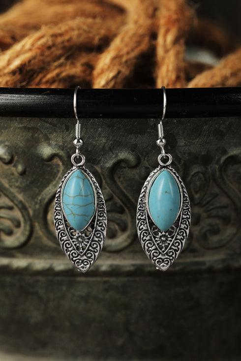 Western Bohemian Antique Style Arabesque Drop Earrings