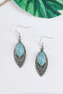 Western Bohemian Antique Style Arabesque Drop Earrings