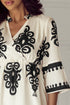 Western Bohemian Paisley Print A-Line Midi Dress