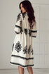 Western Bohemian Paisley Print A-Line Midi Dress