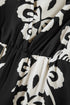 Western Bohemian Paisley Print A-Line Midi Dress