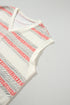 Western Bohemian Striped Pattern Casual Tank Short Sets