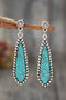 Western Bohemian Vintage Inspired Alloy Stone Earrings