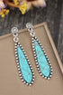 Western Bohemian Vintage Inspired Alloy Stone Earrings