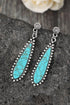 Western Bohemian Vintage Inspired Alloy Stone Earrings