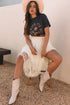 Western Boho Cascading Tiered Lace High Waisted Maxi Skirt