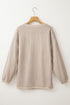 Western Boot Graphic Corduroy Crew Neck Sweatshirt