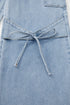Western Bowknot Detail Boyfriend Cargo Denim Jeans