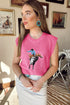 Western Bull Rider Graphic Sleeveless Knit Sweater Vest