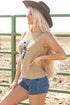 Western Bull Rider Graphic Sleeveless Knit Sweater Vest