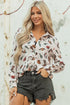 Western Cacti And Boot Print Button Up Shirt
