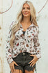 Western Cacti And Boot Print Button Up Shirt