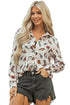 Western Cacti And Boot Print Button Up Shirt