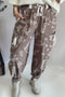 Western Cactus Cowgirl Hat Boot Print Drawstring Jogger Pants
